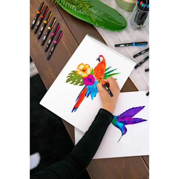 Pennarelli con grip BIC Intensity Premium tratto 0,73 mm conf. 12 colori assortiti - 977891
