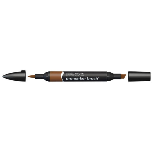 Pennarelli doppia punta Winsor&Newton brush burnt sienna - 0204074