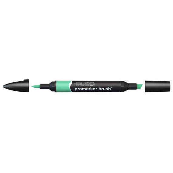 Pennarelli doppia punta Winsor&Newton brush mint green - 0204223