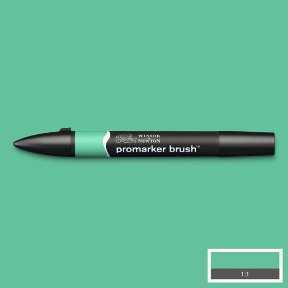 Pennarelli doppia punta Winsor&Newton brush mint green - 0204223