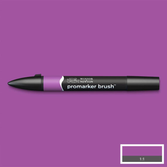 Pennarelli doppia punta Winsor&Newton brush purple - 0204542