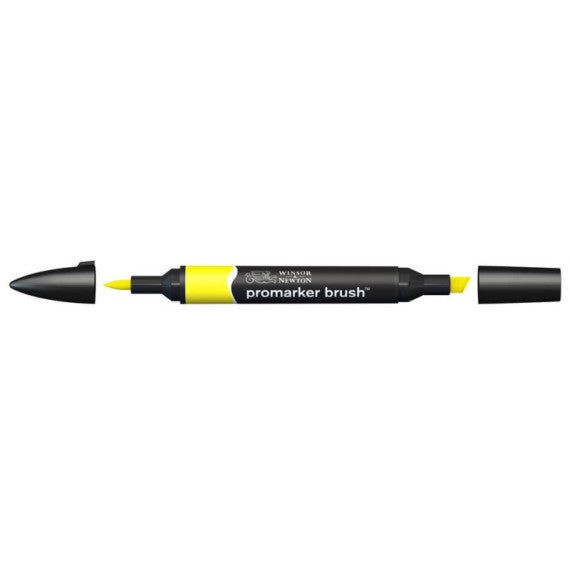 Pennarelli doppia punta Winsor&Newton brush yellow - 0204173