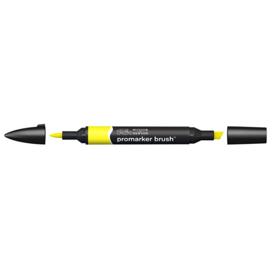 Pennarelli doppia punta Winsor&Newton brush yellow - 0204173