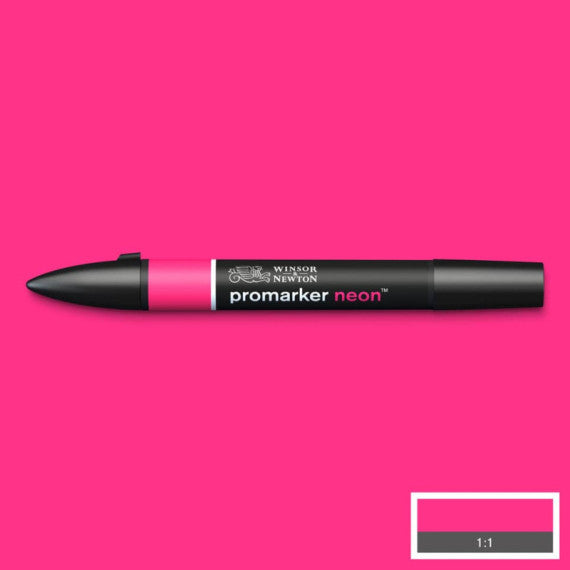 Pennarelli doppia punta Winsor&Newton neon elettric pink - 0205406