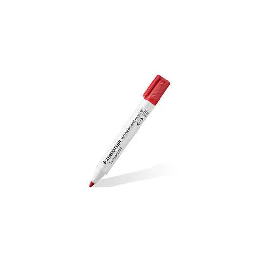 Pennarelli Lumocolor whiteboard 351 - punta tonda - tratto 2 mm - rosso - Staedtler