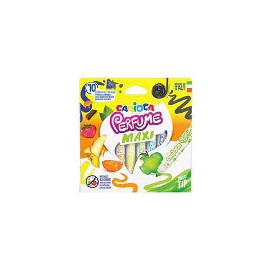 Pennarelli Perfume Maxi - punta 7,0mm - colori assortiti  - Carioca - astuccio 10 pezzi