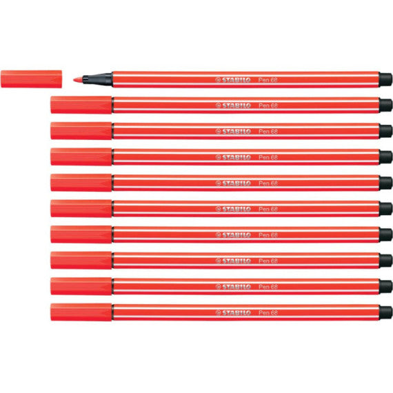 Pennarelli Stabilo Pen 68 1 mm  rosso chiaro - 68/40