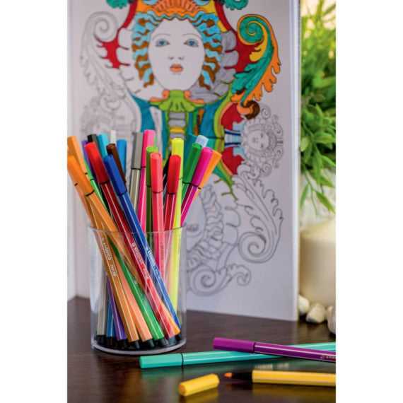 Pennarelli Stabilo Pen 68 arty - tratto 1 mm - colori assortiti - Conf. 24 pezzi - 6824-1-20