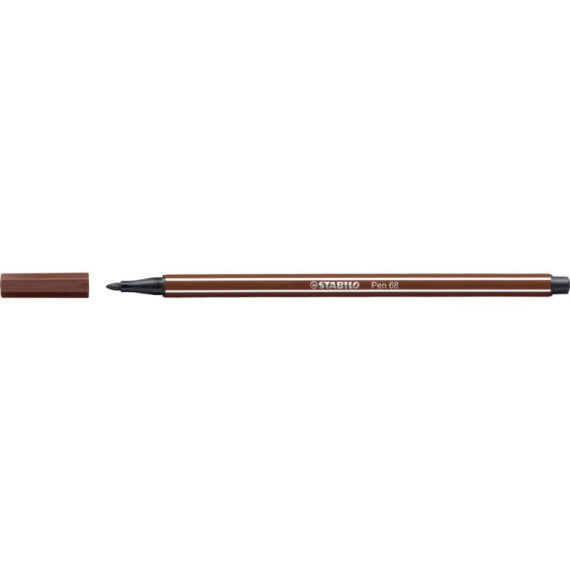 Pennarelli Stabilo Pen 68 tratto 1 mm bruno 68/45