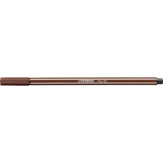 Pennarelli Stabilo Pen 68 tratto 1 mm bruno 68/45