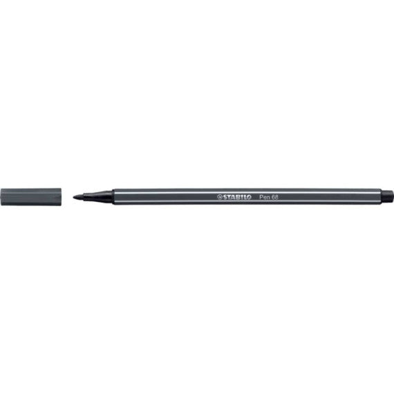 Pennarelli Stabilo Pen 68 tratto 1 mm grigio freddo profondo 68/97