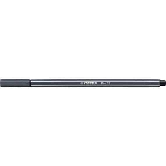 Pennarelli Stabilo Pen 68 tratto 1 mm grigio freddo profondo 68/97