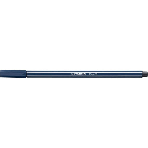 Pennarelli Stabilo Pen 68 tratto 1 mm grigio payne 68/98