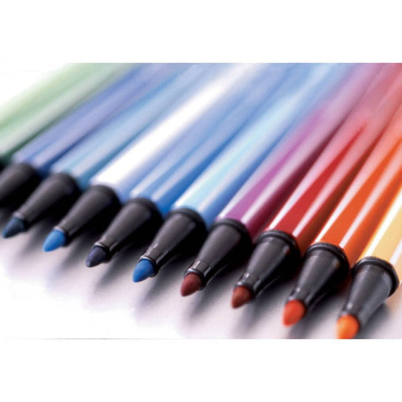 Pennarelli Stabilo Pen 68 tratto 1 mm grigio payne 68/98