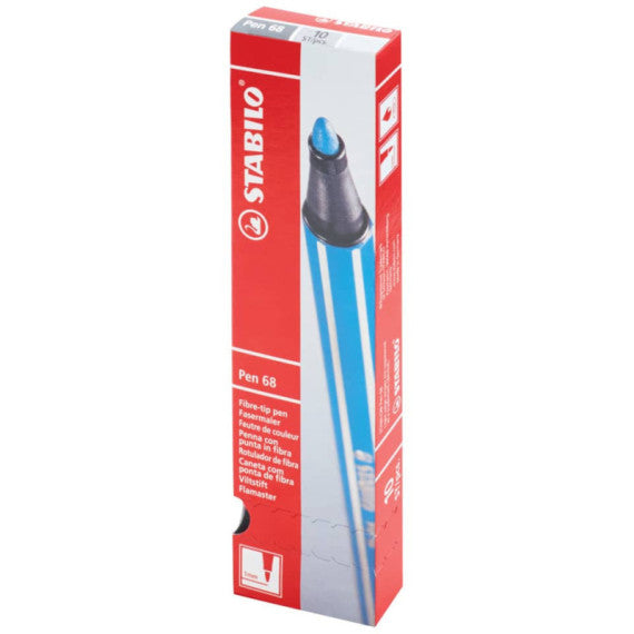Pennarelli Stabilo Pen 68 tratto 1 mm grigio payne 68/98