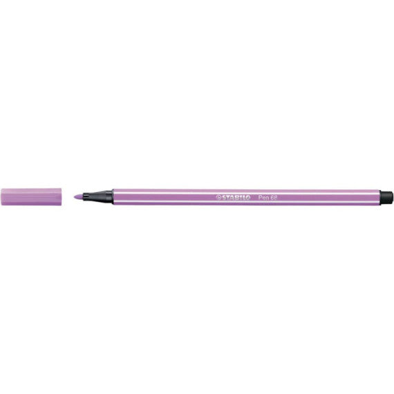 Pennarelli Stabilo Pen 68 tratto 1 mm lilla chiaro 68/59