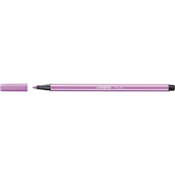 Pennarelli Stabilo Pen 68 tratto 1 mm lilla chiaro 68/59