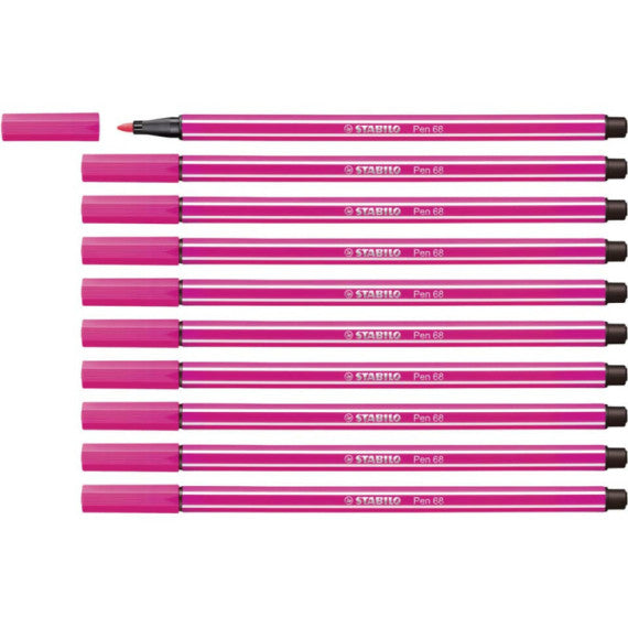 Pennarelli Stabilo Pen 68 tratto 1 mm rosa 68/56