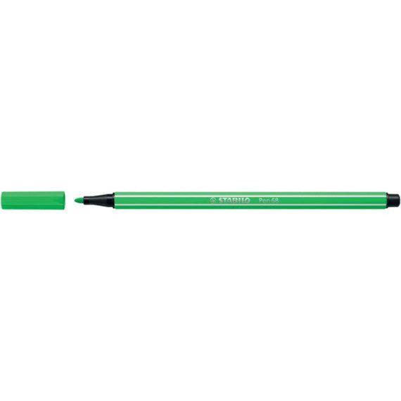Pennarelli Stabilo Pen 68 tratto 1 mm verde foglia 68/43