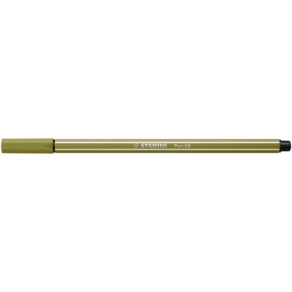 Pennarelli Stabilo Pen 68 tratto 1 mm verde muschio 68/37