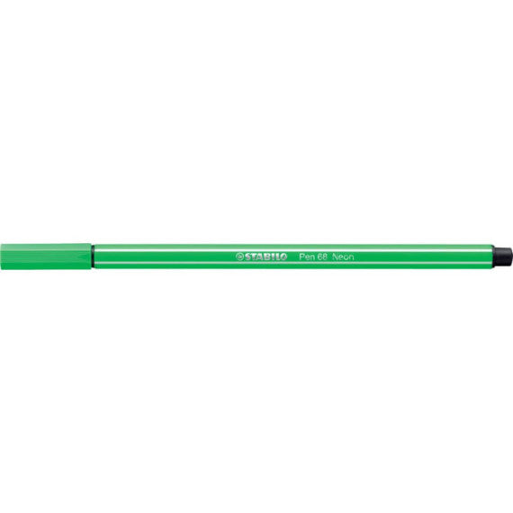 Pennarelli Stabilo Pen 68 tratto 1 mm verde neon 68/033