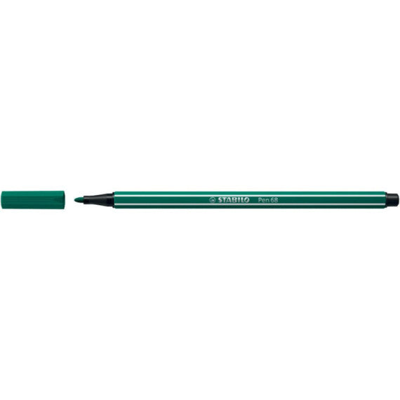 Pennarelli Stabilo Pen 68 tratto 1 mm verde turchese 68/53