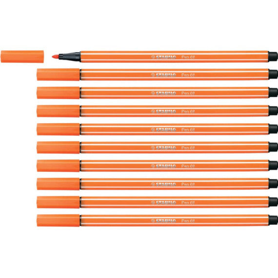 Pennarelli Stabilo Pen 68 tratto 1 mm vermiglio pallido 68/30