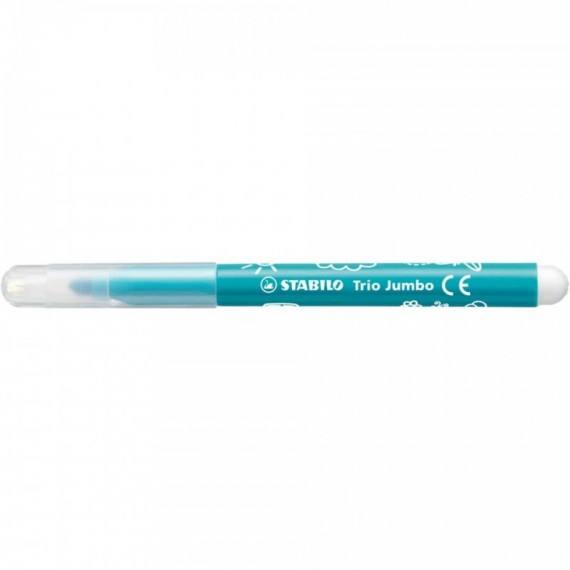 Pennarelli Stabilo Trio Jumbo tratto 3 mm confezione da 12 - 380/12