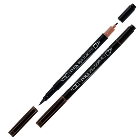 Pennarello Aqua Brush Duo - skin tones - Lyra - conf. 6 pezzi