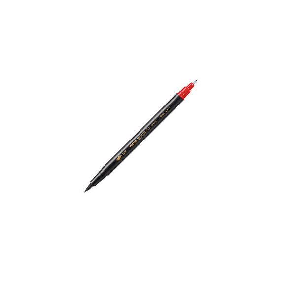 Pennarello - doppia punta in fibra - nero - Pentel