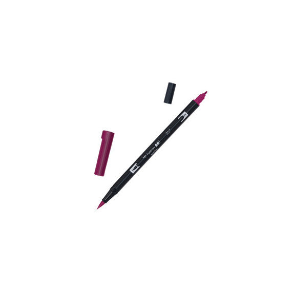 Pennarello Dual Brush 757 - port red - Tombow