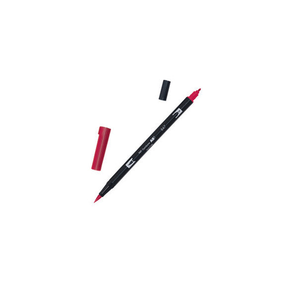 Pennarello Dual Brush 847 - crimson - Tombow