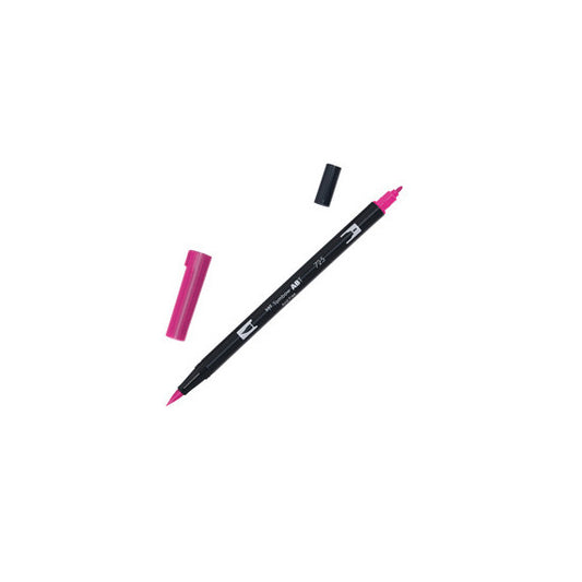 Pennarello Dual Brush N725 - rhoadamine red - Tombow