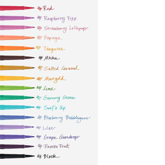 Pennarello Flair Nylon - colori assortiti Candy Pop - Papermate - conf.16 pezzi