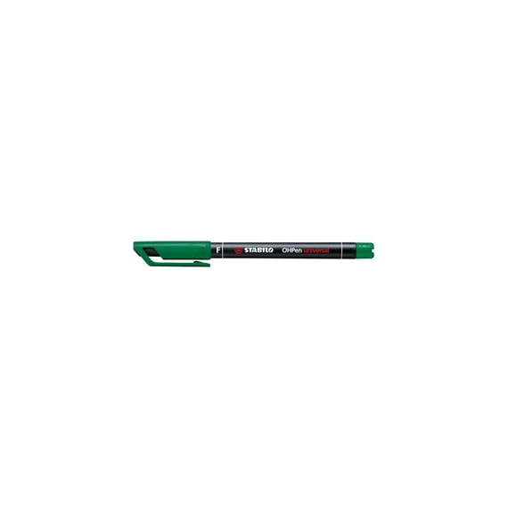 Pennarello OHPen universal permanente 842  - punta fine 0,7 mm - verde - Stabilo