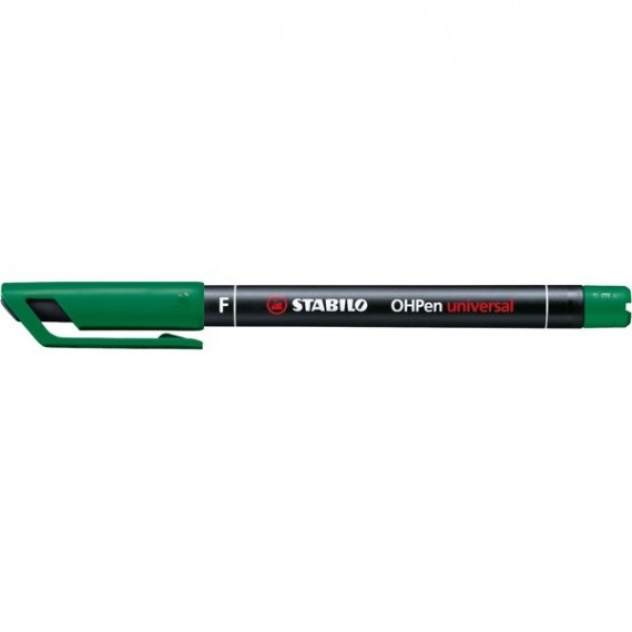 Pennarello OHPen universal permanente 842  - punta fine 0,7 mm - verde - Stabilo