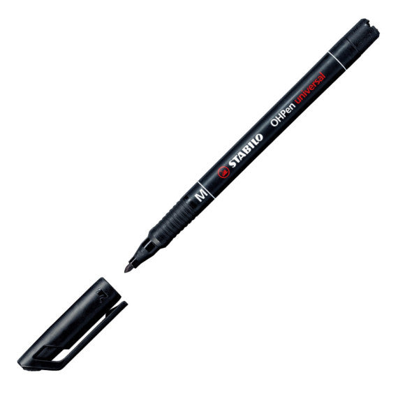 Pennarello OHPen universal permanente 843 - punta media 1 mm - colori assortiti - Stabilo - conf. 8 pezzi