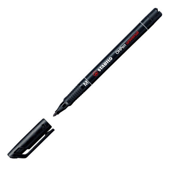 Pennarello OHPen universal permanente 843 - punta media 1 mm - colori assortiti - Stabilo - conf. 8 pezzi