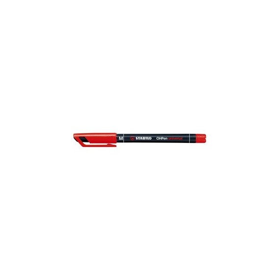Pennarello OHPen universal permanente 843  - punta media 1,0 mm - rosso - Stabilo