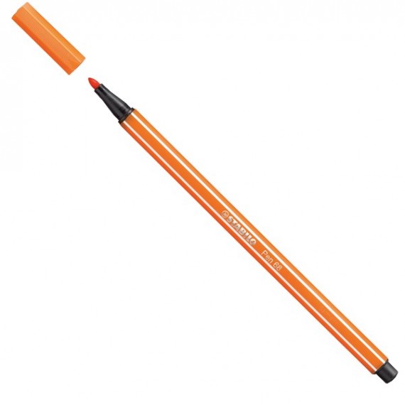 Pennarello Pen 68 - vermiglio pallido 30 - Stabilo