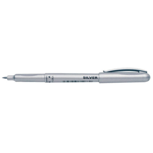 Pennarello per feltro CWR punta fine argento C2670/2