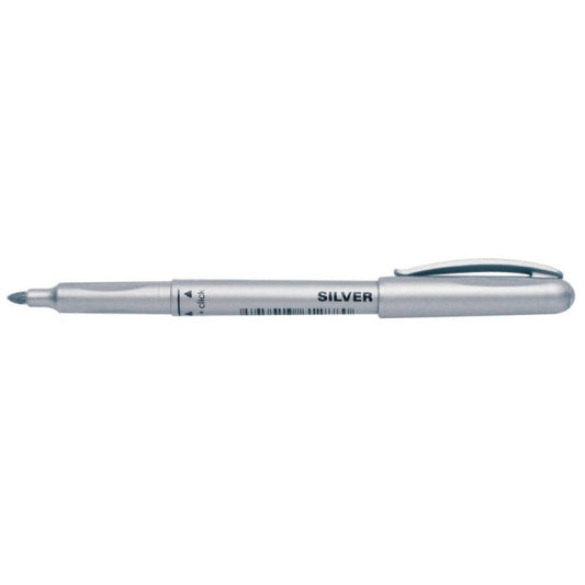 Pennarello per feltro CWR punta media 1,8 mm argento C2690/2