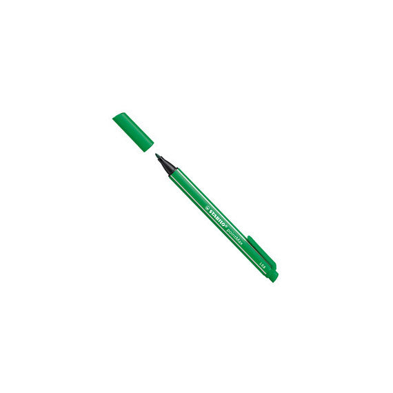 Pennarello PointMax punta feltro - punta 0,80mm - verde - Stabilo