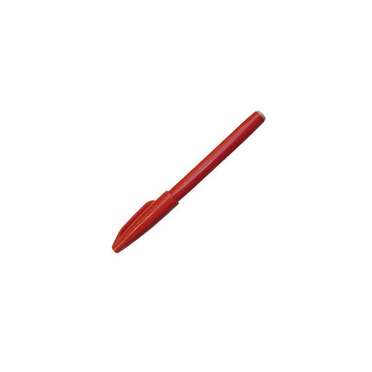 Pennarello Sign Pen S520 punta feltro - punta 2 mm - rosso - Pentel