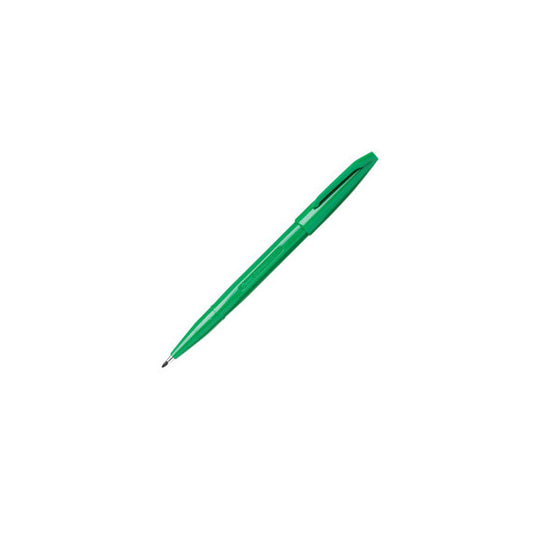 Pennarello Sign Pen S520  punta feltro - punta 2,00mm - verde - Pentel