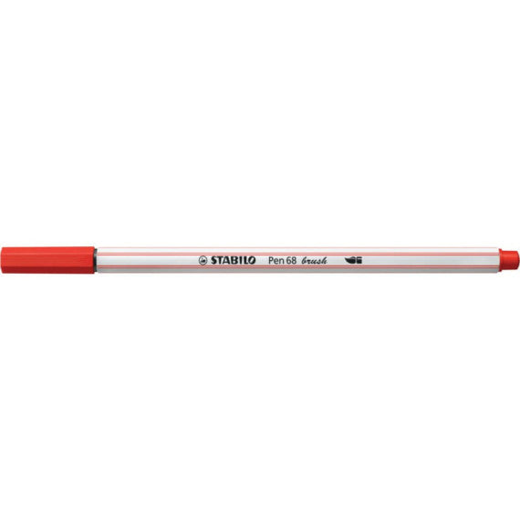 Pennarello Stabilo Pen 68 brush - punta a pennello - M 1 mm carminio 568/48