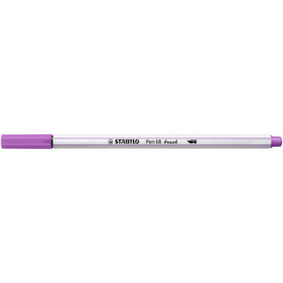Pennarello Stabilo Pen 68 brush - punta a pennello - M 1 mm prugna 568/60