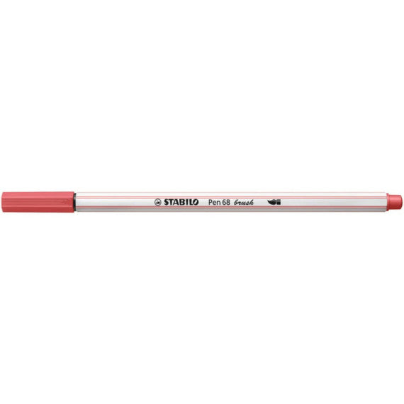Pennarello Stabilo Pen 68 brush - punta a pennello - M 1 mm ruggine 568/47