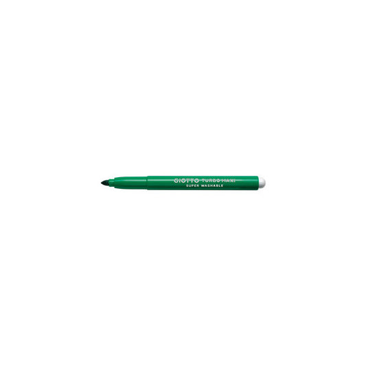 Pennarello Turbomaxi Monocolore - punta ø5mm - verde cinabro - Giotto