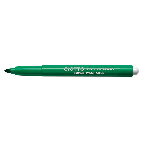 Pennarello Turbomaxi Monocolore - punta ø5mm - verde cinabro - Giotto